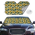 thumbnail image 3 of Lsque Sunflowers Car Windshield Sun Shade | Accordion Folding Style Auto Shade for Car Truck SUV Van | Blocks UV Rays Sun Visor Protector | Small, 3 of 7
