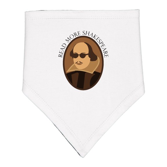 Inktastic Read More Shakespeare Fun Baby Bandana Bib