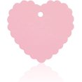 thumbnail image 6 of 100Pcs Pink Heart Gift Tags 2.4x2.56 Lace Edged Paper Gift Tags Blank Hang Tag with 65.6Ft(20m) Jute Twine Hanging Labels for Christmas Valentine's Day Wedding DIY Craft Party Favor Supplies, 6 of 7