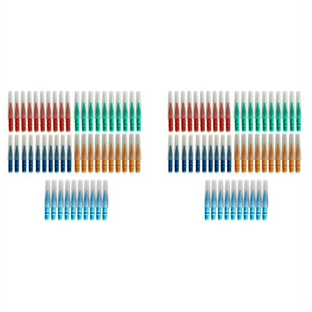 100Pcs Interdental Brush Dental Tooth Flossing Dental Flosser Toothpick Cleaners Tooth Cleaning Tool