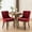 Burgundy, variant on Orange Main Color - Comfort Foam Filler - Dining Room Scenario - Pair of Chairs