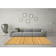 thumbnail image 3 of Ahgly Company Indoor Square Abstract Brown Modern Area Rugs, 6' Square, 3 of 4