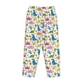 thumbnail image 5 of Goofa Cute Dinosaur Printed Soft Pajama Pants for Women, Wide Leg Comfy Casual Lounge Yoga Pants-Large, 5 of 9
