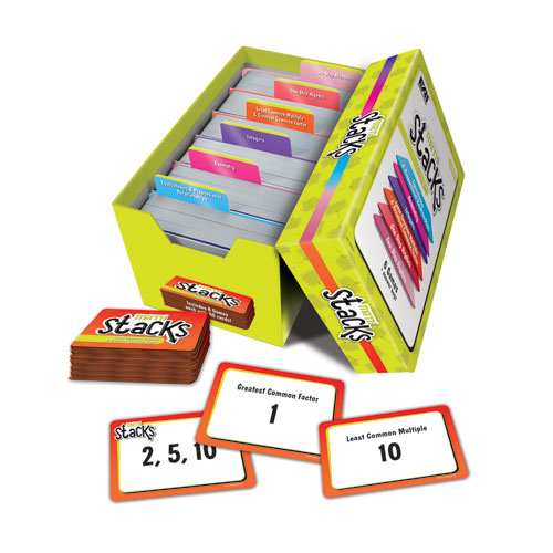 EAI Education Math Stacks Classroom Game, Set of 6 Grades 68
