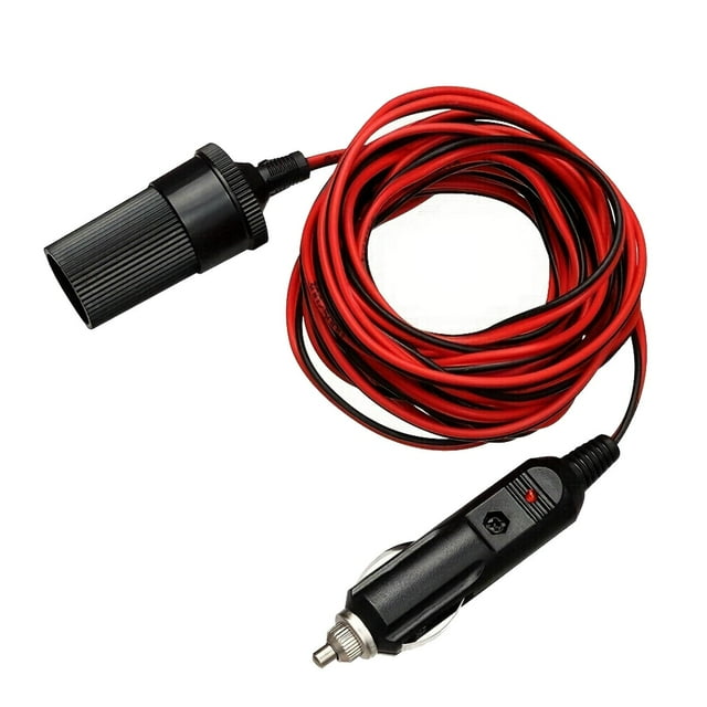 Cordon Prolongateur de Prise d'Alimentation pour Allume-Cigare Accessoires de Voiture Haute Qualité 12V