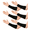 Black, variant on 3 Pairs Level 5 Cut Resistant Arm Protectors, 7.9 Inch Bruising & Burn Forearm Sleeves for Thin Skin