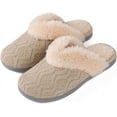 thumbnail image 3 of ULTRAIDEAS Women's Chunky Sweater Knit Slipper with Memory Foam, 3 of 5