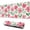 Pioneer Flower Floral, variant on Long Mouse Pads for Desk,Pioneer Flower Floral Print Pattern Desk Mats on Top Of Desks, Desk Mouse Pad Extra Large with 3mm Non-Slip Base and Stitched Edge for Gaming,Office,Work,Home 31.5"x11.8"