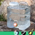 thumbnail image 3 of jinwen Contenants de Stockage d'Eau Potable Réservoir de Stockage d'Eau d'Urgence avec Robinet Eau 10 L, 3 of 9