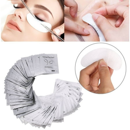 Anauto 100Pairs Under Eye Pads For Eyelash Extension, Lint Free Lash Extension Eye Gel Patches, Eye Mask Beauty (Best Under Eye Gel Patches)