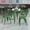 Green, variant on Flash Furniture 4 Pk. Green Metal Chair with Wood Seat and Arms