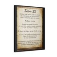 thumbnail image 4 of Salmo 23 Spanish Bible Verse Canvas – Rustic Christian Wall Art, 4 of 17
