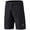 Black, variant on FP01M 10.5” Mens Fishing Cargo Shorts Quick Dry UPF 50+ Water Resistant