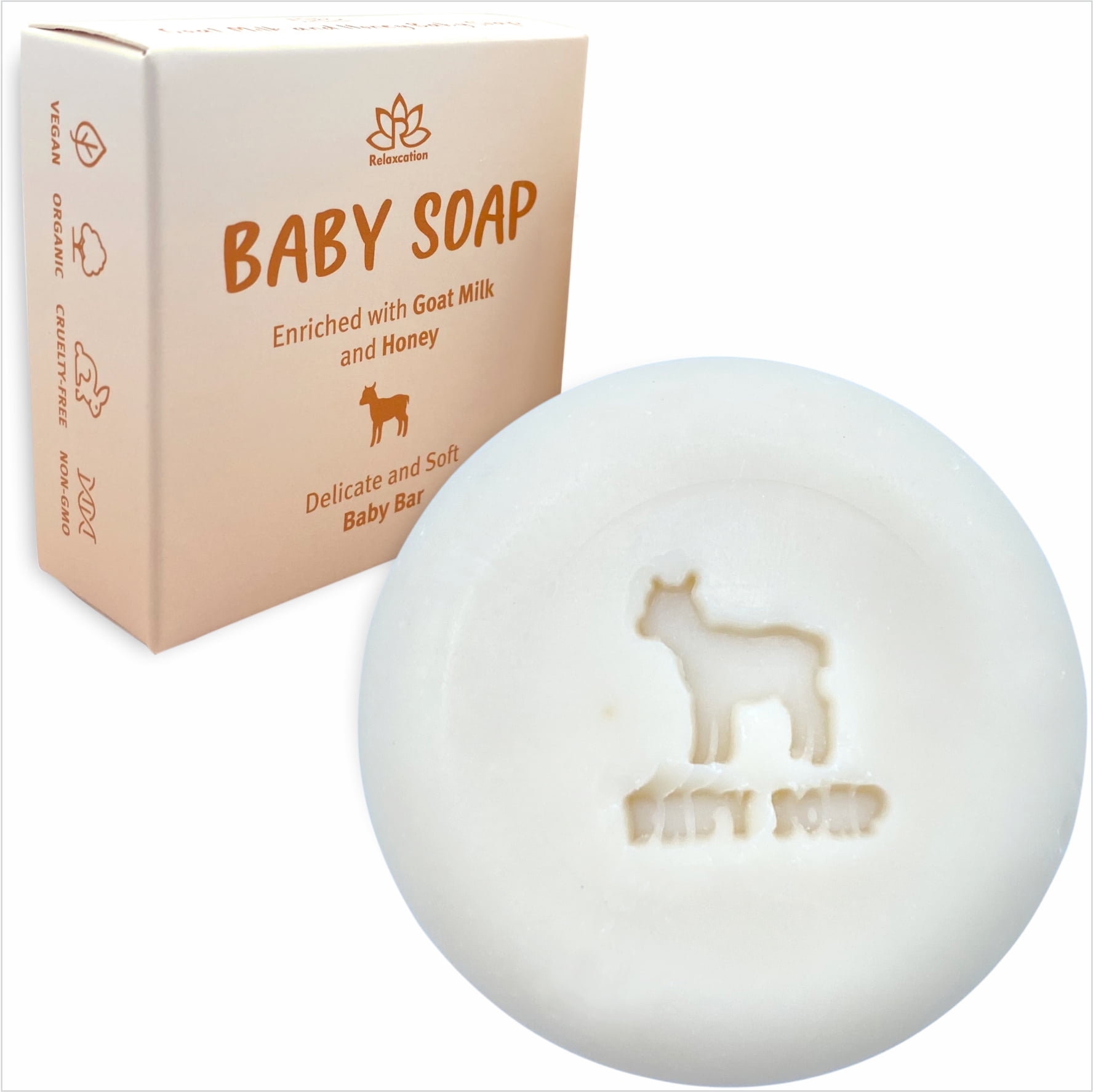 1 Baby Soap Bar - All Natural Cold Process Soap Bar - Safe for ...