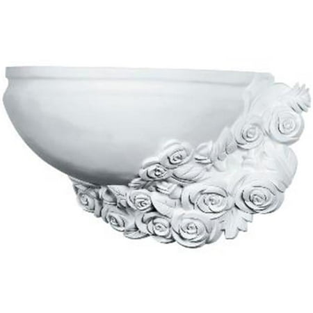 Ekena Millwork SCO17X10X08RO-R 17.75 In. W X 10.25 In. H X 8.25 In. P Architectural Rose Right Wall Sconce