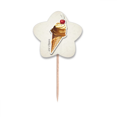 thumbnail image 1 of Cherry chocolate dulce helado Selección de pastelitos Star lable Flag en palillos de dientes, 1 of 3