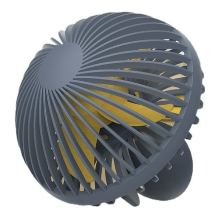 

SIEYIO 6-Inch Desk Fan Rechargeable Mushroom Shaped Desk Fan USB Power Supply Portable Silent Fan for Home Office and Travel