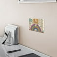 thumbnail image 5 of Yayeee Toggle Light Switch Wall Plate 2-Gang 4.56"x4.48" Decorative Outlet Cover, Beige Rainbow, 5 of 7