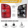 thumbnail image 2 of Conjunto de luces traseras CLERYYE compatible con Chevy Silverado, 2 of 7