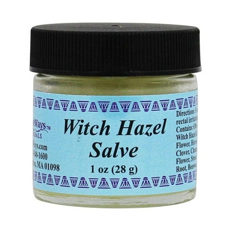 WiseWays Herbals - Salves for Natural Skin Care, Witch Hazel Salve 1 oz