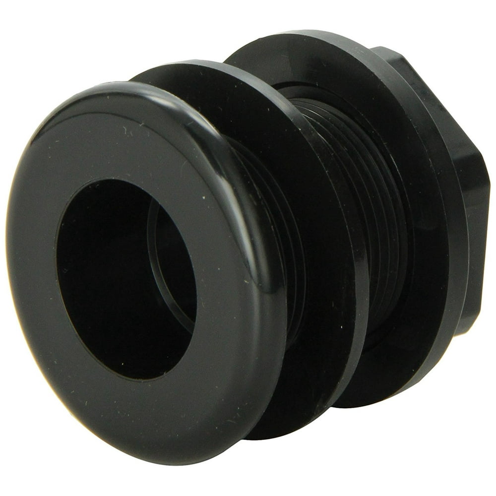 3/4-Inch Slip Bulkhead Fitting, Heavy wall bulkhead is molded of