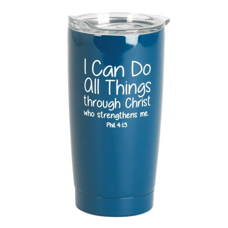 

Tumbler I Can Do All Things Navy 20 oz
