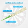 thumbnail image 4 of Unique Bargains 12 Grams  Metal Dart Replacements Barrel, Gold Tone 12Pcs, 4 of 6