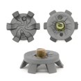 thumbnail image 2 of 20pcs Soft Golf Shoe Spikes Metal Thread Studs Replacement Fit Golf Spike With Wrench Tool GY, 2 of 5