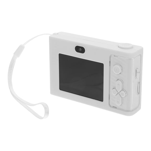 WEUVEB Portable White ABS Selfie Camera Lightweight and Compact Design Ideal for Students and