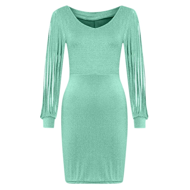 tight mint green dress Mint Green Mini Dress With Lace Trim| Oh Pretty main image 1