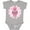 AC-Heather Grey, variant on Robotics Girl Robot Gear Girls Baby Bodysuit