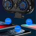thumbnail image 4 of Mobile Phone Cooler 2 Fan Holder Cooling Pad Gamepad Game Mute Radiator, 4 of 4