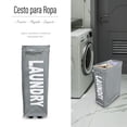 thumbnail image 3 of Cesto de Lavandería Idea Nuova con ruedas color gris, 3 of 3