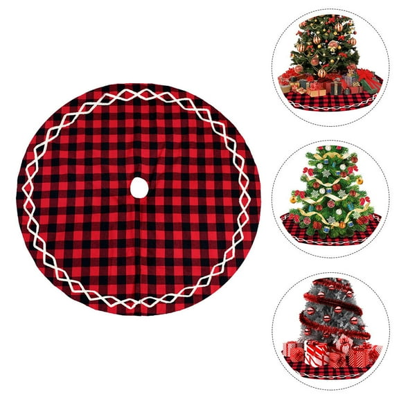 TAILTOSS 1Pack Festive Atmosphere Design Tree Skirt for Christmas Party and Home Users