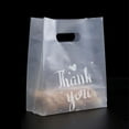 thumbnail image 4 of MesaSe 50Pcs/Set Bread Bags Translucent Food Grade Plastic Practical Thank You Printed Gift Packing Bags for Bread, 4 of 6