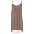 thumbnail image 4 of Women Spaghetti Strap Sleeveless Beach Dress Summer Casual Slip Dress Tunic Shirt Dresses Sundress S-5XL Plus Size, 4 of 4