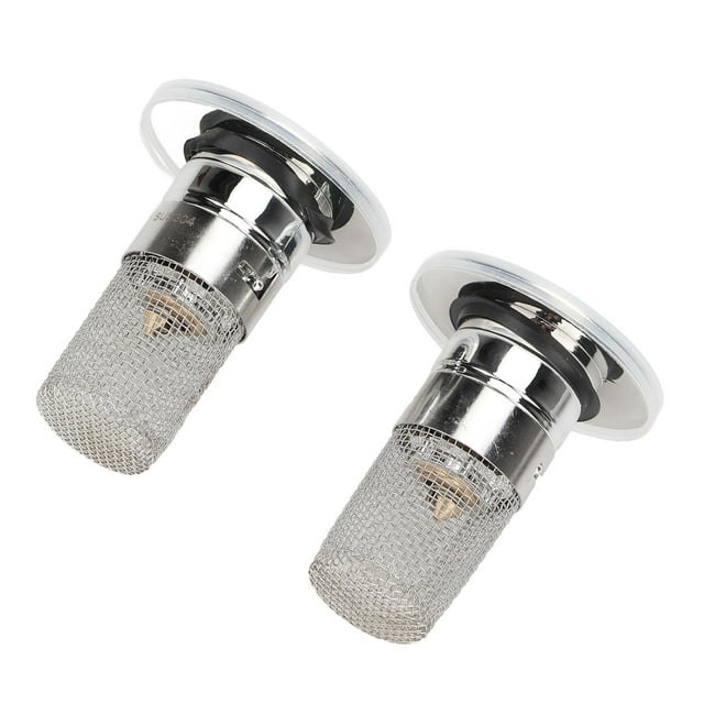 Filtro Colador De Drenaje De Piso, Diseño Emergente De Acero Inoxidable, Tapón De Drenaje De Fregadero Fácil De Limpiar Con Anillos De Goma Para Lavabo