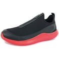 thumbnail image 2 of DKNY Mens SEB Leather/Textile High Top Zipper, Black/ Red, 9.5, 2 of 6