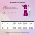 thumbnail image 5 of YiZYiF Women Space Alien Costume Metallic Dance Dress for Halloween Role Play Robot Astronaut Outfit Hot Pink-A S, 5 of 5