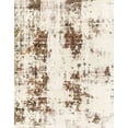 thumbnail image 1 of Ahgly Company Machine Washable Indoor Rectangle Abstract Blanched Almond Beige Area Rugs, 7' x 9', 1 of 7