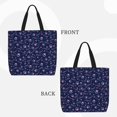 thumbnail image 2 of Pofeuu Bone And Star For American Print Tote Bag for Women,Hobo HandBags with Zipper,Large Capacity Casual Shoulder Handbags with Inner Pockets, 2 of 7