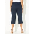 thumbnail image 2 of Catherines Women's Plus Size Petite Everyday Capri With Sparkle Hem, 2 of 6