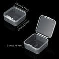 thumbnail image 2 of 48 Pieces Mini Plastic Clear Storage Box for Collecting Small Items, Beads, Jewelry, Business Cards, 2 of 7