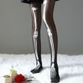 thumbnail image 4 of Halloween Legging Skeleton Socks Tights Women Japanese Creativity Funny Stockings Bone Socks Nylon For Party Bar, 4 of 7