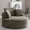 53" Corduroy Camel, variant on Vanress 53'' Oversized Round Chaise Lounge Chair Indoor,Upholstered Corduroy Deep Seat Cloud Circle Sofa Chair,Modern Fluffy Comfy Floor Reading Armchair for Living Room,Bedroom,No Assembly,Green