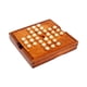 thumbnail image 2 of Juego de mesa de solitario, juego de mesa de solitario de clavija de madera para niños, adultos, adolescentes, decoración de tablero de juegos de, 2 of 8