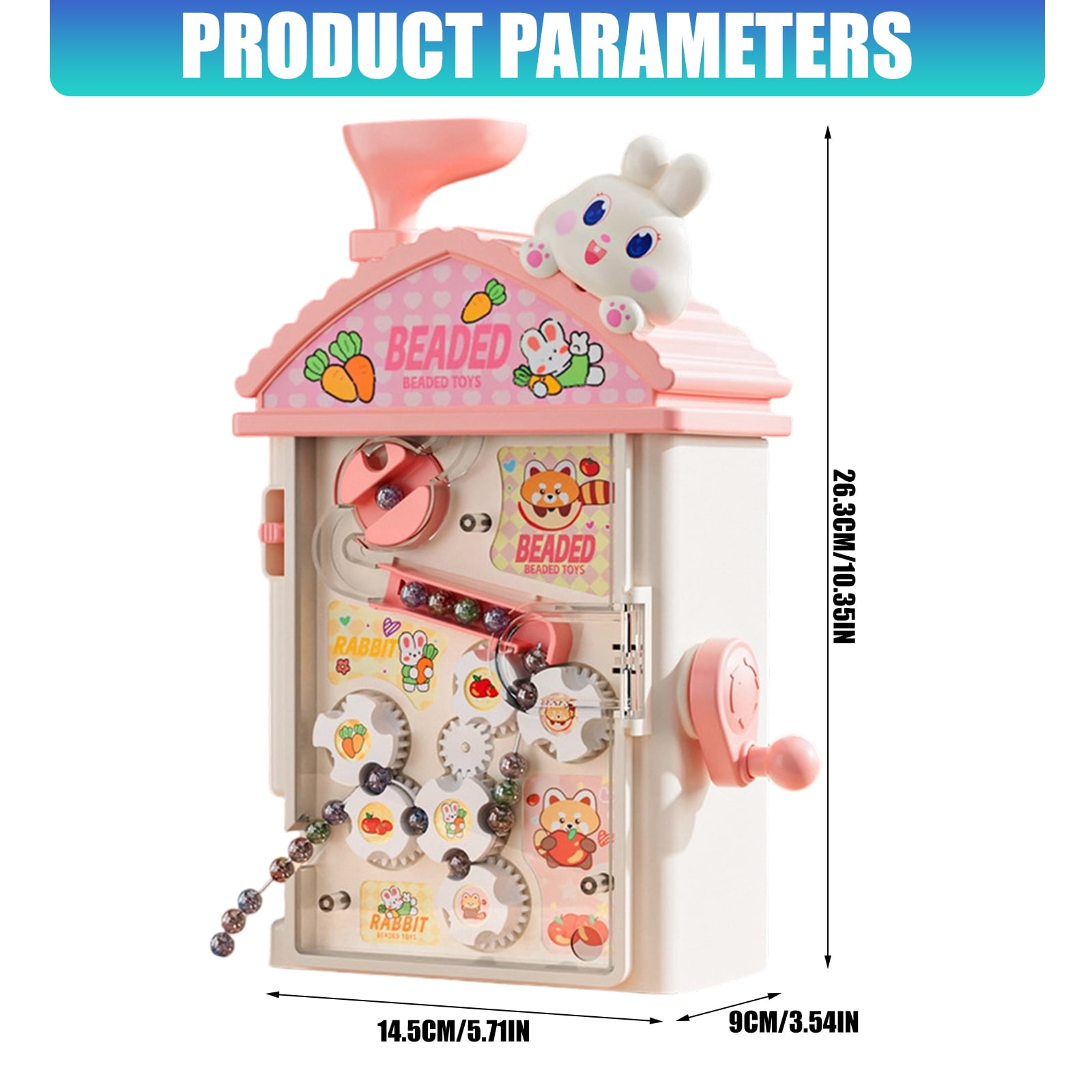 Creation Set Automatic Bead Stringing Machine 400 Beads For Kids Craft Activity Educational