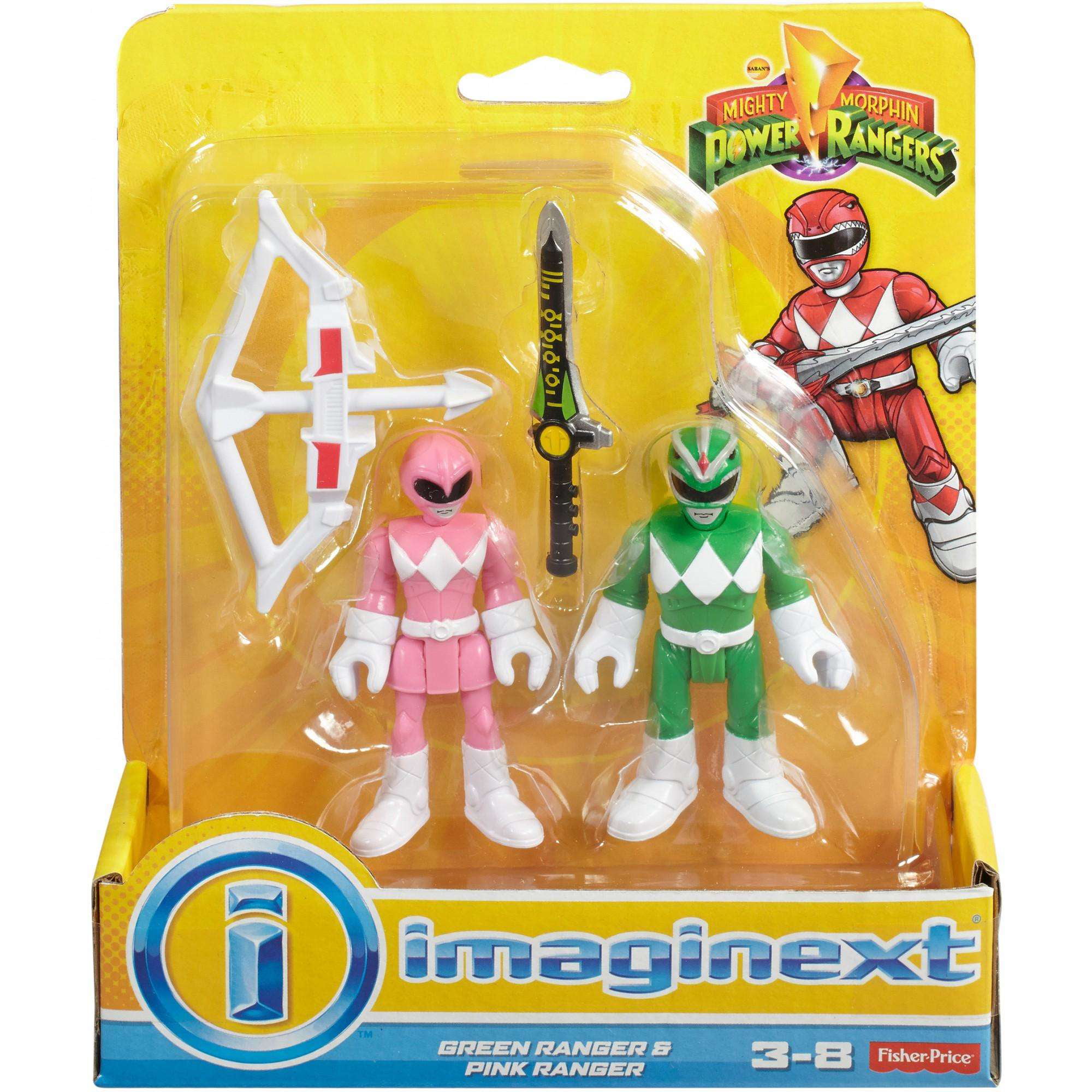 Imaginext Power Rangers Green RANGER Figure Mighty Morphin mmpr 