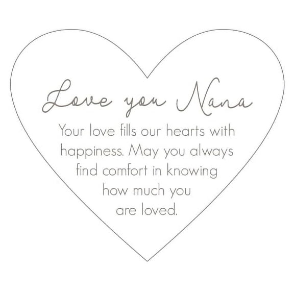 Pavilion Gift Company Love You Nana Plush Throw Blanket, 50" x 60" , Multicolor