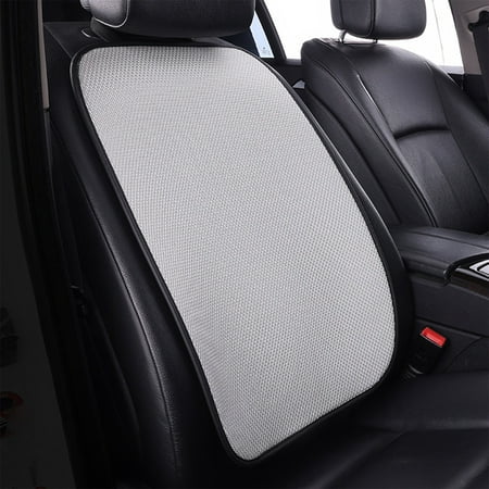 KCGYNP Car Back Rest Cushion 24.4x18.9 Inch Breathable Gauze Sponge Support Lumbar Cooling Pad Long Drive Comfort